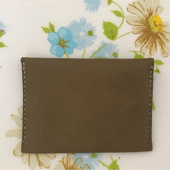 Handmade Genuine Leather Wallet Cardholder - Picture 5 of 5